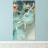 Toile Edgar Degas Edgar Dancer (Danseuse en vert) (Insitu (Plancher de Bois))