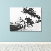 Toile Edgar Degas | Edgar Degas et un ami (Insitu (Plancher de Bois))