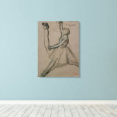 Toile Edgar Degas | Étude d'un danseur (Insitu (Plancher de Bois))