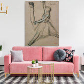 Toile Edgar Degas | Étude d'un danseur (Insitu(Salon))