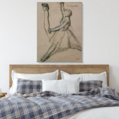 Toile Edgar Degas | Étude d'un danseur (Insitu(Chambre))