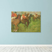 Toile Edgar Degas | Jockeys, 1886-90 (Insitu (Plancher de Bois))
