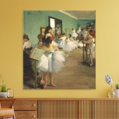 Toile EDGAR DEGAS - La classe de danse 1874 (Insitu(Salon))
