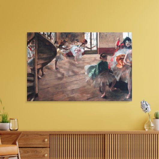 Toile Edgar Degas - La répétition (Insitu(Salon))