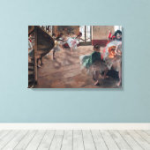 Toile Edgar Degas - La Répétition (Insitu (Plancher de Bois))