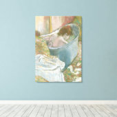 Toile Edgar Degas | Le Bain (Insitu (Plancher de Bois))
