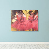 Toile Edgar Degas Les Danseurs Roses (Insitu (Plancher de Bois))