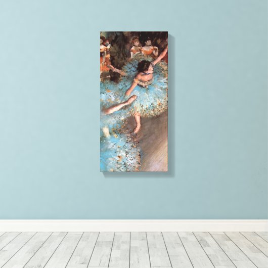 Toile Edgar Degas - Les danseuses des Verts (Insitu (Plancher de Bois))