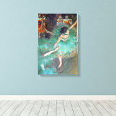 Toile Edgar Degas - Les Danseuses Vertes - Danse de Ball (Insitu (Plancher de Bois))