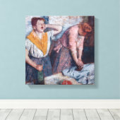 Toile Edgar Degas - Les Repasseuses (Insitu (Plancher de Bois))