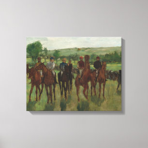 Toile Edgar Degas Les Voyageurs