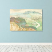Toile Edgar Degas - Paysage (Insitu (Plancher de Bois))