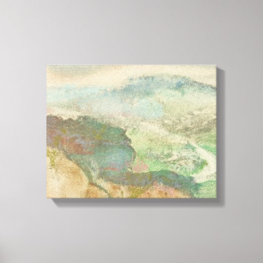 Toile Edgar Degas - Paysage (Recto)