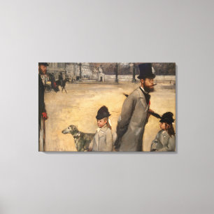 Toile Edgar Degas Place de la Concorde, 1875