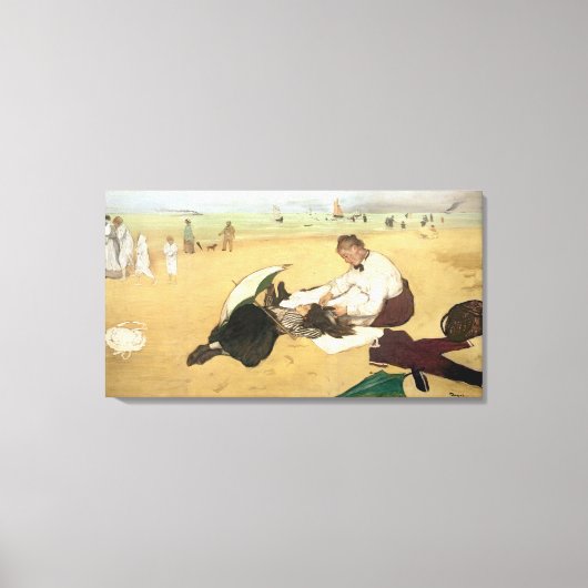 Toile Edgar Degas | Plage (Recto)