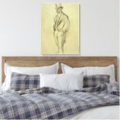 Toile Edgar Degas | Portrait de Ludovic Halevy (Insitu(Chambre))