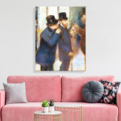 Toile Edgar Degas Portraits à l'échange Stock (Insitu(Salon))