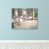 Toile Edgar Degas - Répétition de ballet (Insitu (Plancher de Bois))