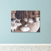 Toile Edgar Degas - Répétition de ballet sur scène (Insitu (Plancher de Bois))