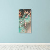 Toile Edgar Degas - Swaying Dancer / Danseuse en vert (Insitu (Plancher de Bois))