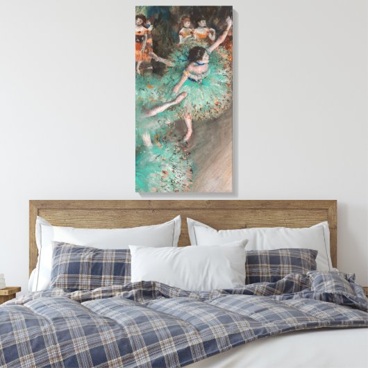 Toile Edgar Degas - Swaying Dancer / Danseuse en vert (Insitu(Chambre))