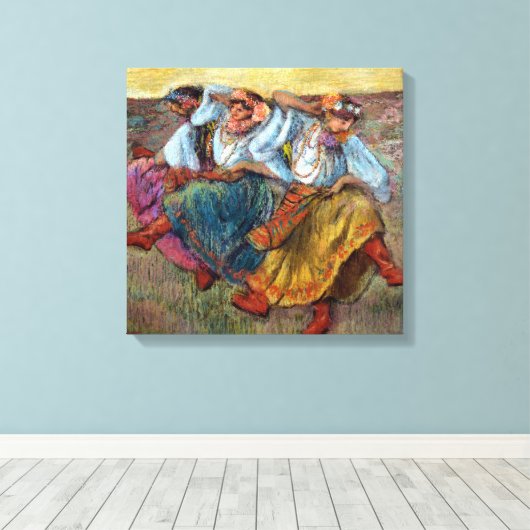 Toile Edgard Degas Danseurs Russes (Insitu (Plancher de Bois))