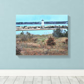 Toile Edgartown Lighthouse, Martha's Vineyard MA (Insitu (Plancher de Bois))