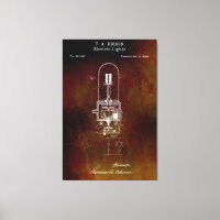 Edison Lightbulb Patent 1880