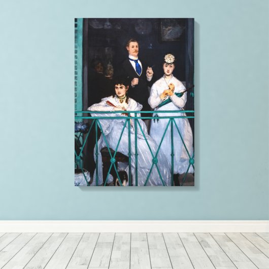 Toile Edouard Manet - Balcon / Le Balcon (Insitu (Plancher de Bois))