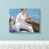 Toile Edouard Manet - Bateau (Insitu (Plancher de Bois))