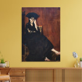 Toile Edouard Manet - Berthe Morisot avec ventilateur (Insitu(Salon))