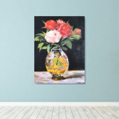 Toile Edouard Manet - Bouquet de fleurs, (Insitu (Plancher de Bois))