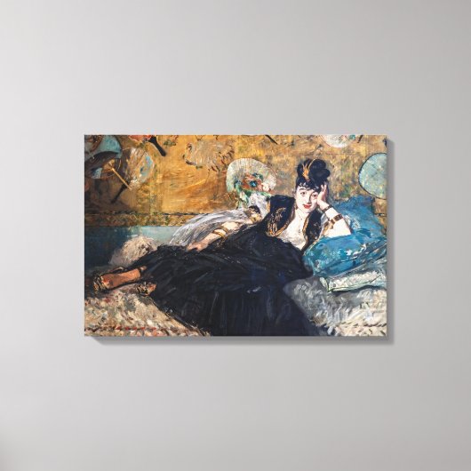 Toile Edouard Manet - Dame aux Éventails (Recto)