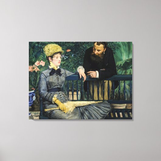 Toile Edouard Manet - Dans la serre (Recto)