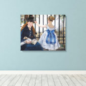 Toile Edouard Manet - Le Chemin de Fer (Insitu (Plancher de Bois))