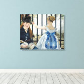 Toile Edouard Manet - Le Chemin De Fer (Insitu (Plancher de Bois))
