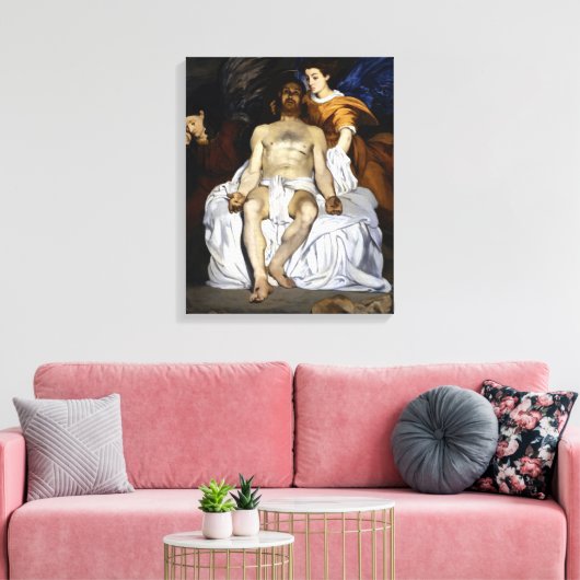 Toile Édouard Manet Le Christ mort avec les anges (Insitu(Salon))
