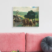 Toile Edouard Manet - Les courses à Longchamp (Insitu(Salon))