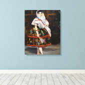 Toile Edouard Manet - Lola de Valence (Insitu (Plancher de Bois))