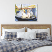 Toile Edouard Manet - Monet dans son Studio Boat (Insitu(Chambre))