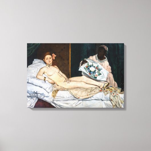 Toile Edouard Manet - Olympia (Recto)