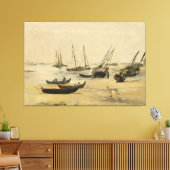 Toile Edouard Manet | Plage, Marée basse (Insitu(Salon))