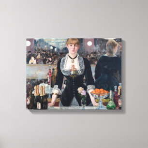 Toile Edouard Manet - Un bar aux Folies-Bergère