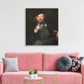Toile Edouard Manet - Un bon verre de bière / Le bon boc (Insitu(Salon))