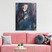 Toile Edvard Munch - Autoportrait avec cigarette (Insitu(Salon))