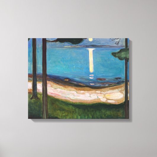 Toile Edvard Munch - Clair de lune (Recto)