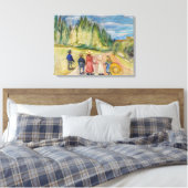 Toile Edvard Munch - La Forêt de Conte de Fées (Insitu(Chambre))
