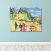 Toile Edvard Munch - La Forêt de Conte de Fées (Insitu (Plancher de Bois))