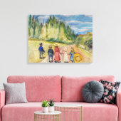 Toile Edvard Munch - La Forêt de Conte de Fées (Insitu(Salon))
