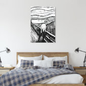 Toile Edvard Munch - La lithographie de cri (Insitu(Chambre))
